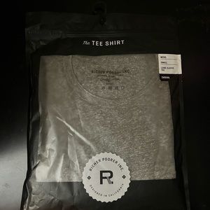 Richer Poorer - Grey Long Sleeve Pocket Tee